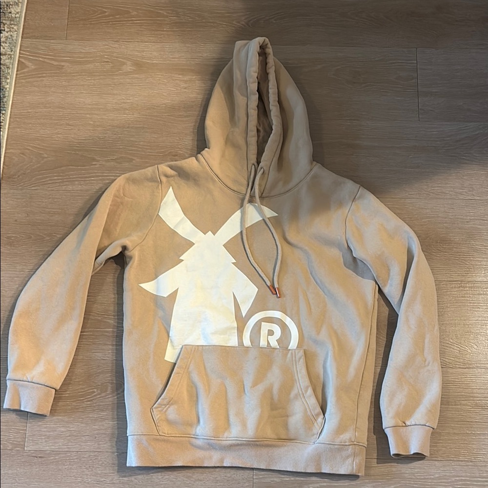 Dutch Bros Tan Hoodie with White Logo